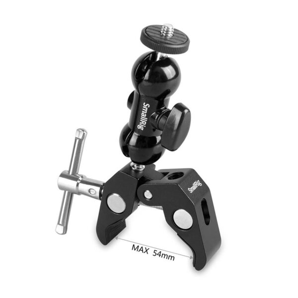 Smallrig Serre-joint Super Clamp avec double rotules (vis 1/4"-20) 1138