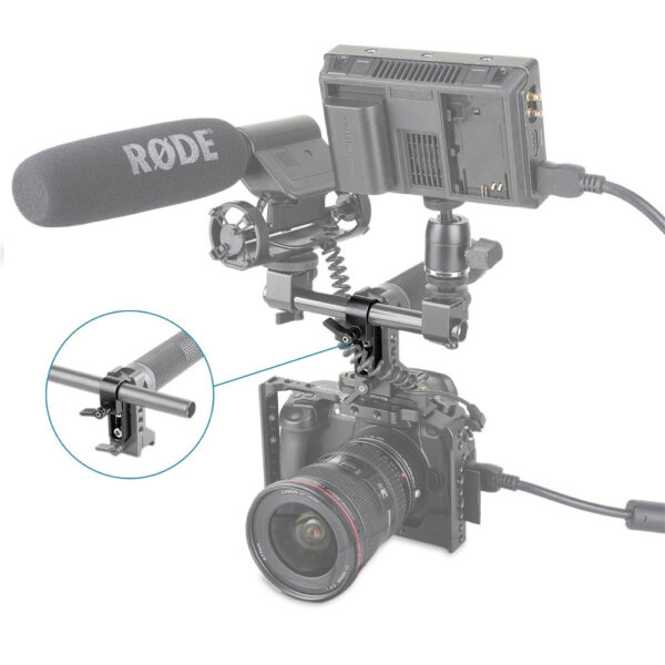 Smallrig Pince de fixation de rail unique de 15 mm, modèle 1549
