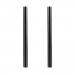 Smallrig 2 black aluminium alloy tubes 15 mm (M12-20 cm) of 2 pieces, 8 inches 1051