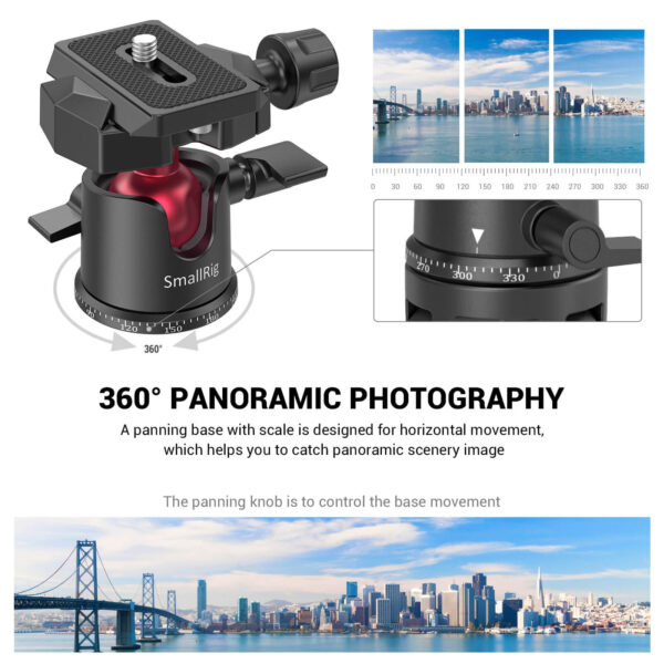 Smallrig Mini table tripod with panoramic head BUT2664