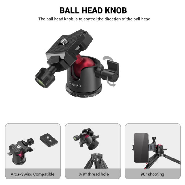 Smallrig Mini table tripod with panoramic head BUT2664