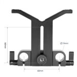 Smallrig Support universel pour objectif avec bride de tige 15 mm LWS 1784
