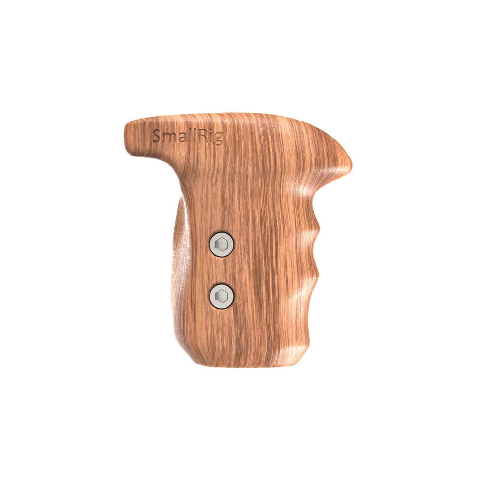 SMALLRIG Poignée Bois Droite Avec Rosette ARRI – Ergonomique 360° Pour Cage Caméra (1941B)