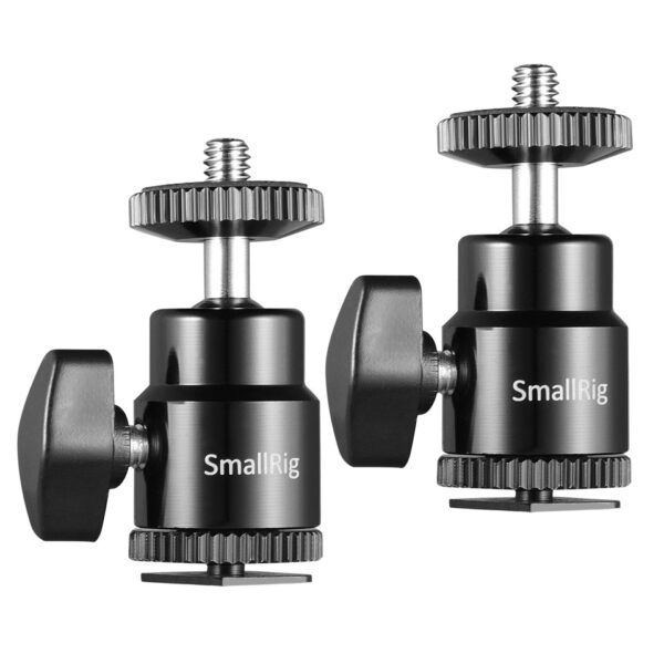 Smallrig Kamerakrallenfassung 1/4" mit zusätzlicher Schraube 1/4" (2er-Pack) 2059