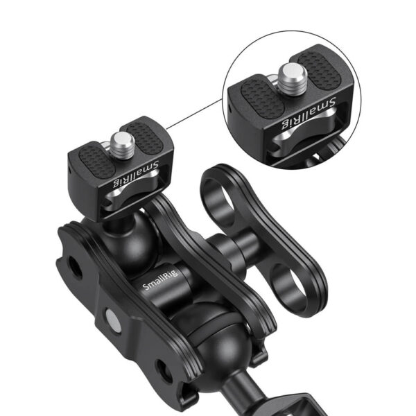 Smallrig Gelenkarm mit doppeltem Kugelkopf (Schrauben 1/4"-20) 2070B