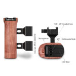 Smallrig Wooden side handle with NATO 2187B
