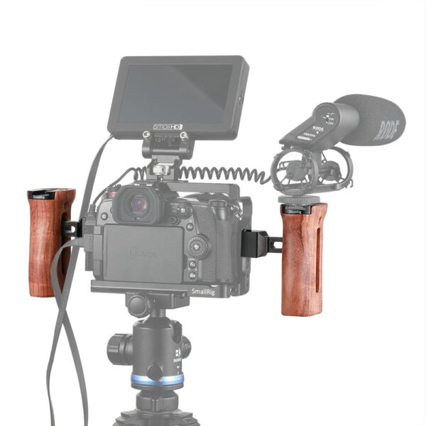 Smallrig Wooden side handle with NATO 2187B