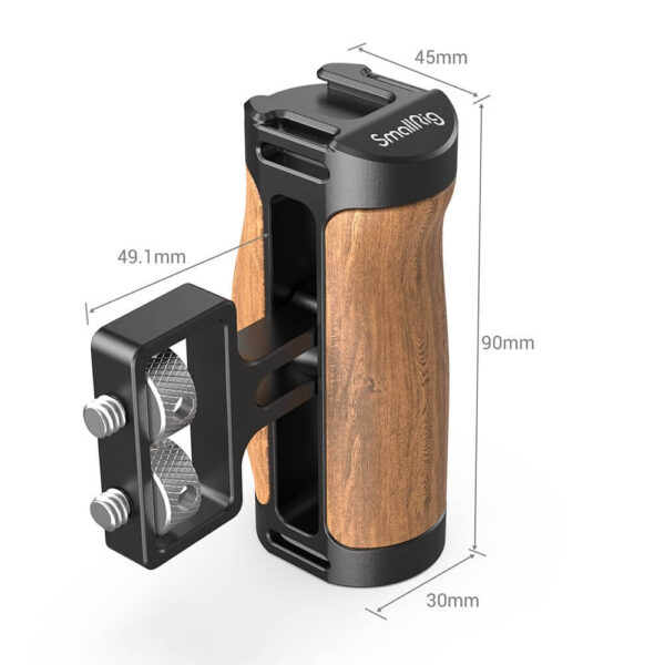 Smallrig Mini-Seitengriff aus Holz (1/4"-20 Schraube) 2913