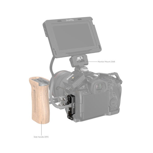Smallrig HDMI- und USB-C-Kabelklemme für Canon EOS R5 / R6 / R5 C 2981B