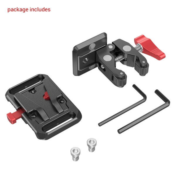Smallrig Batterieplatte Mini V-Mount mit Krabbenklemme 2989