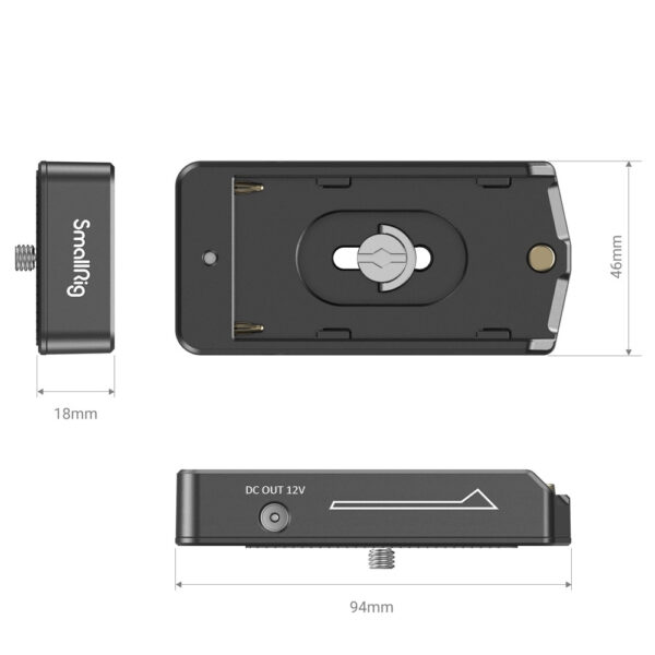 Smallrig NP-F Lite Akku-Adapterplatte 3018