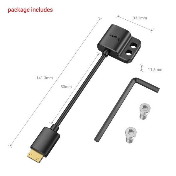 Smallrig Ultra Slim 4K (C to A) adapter cable 3020