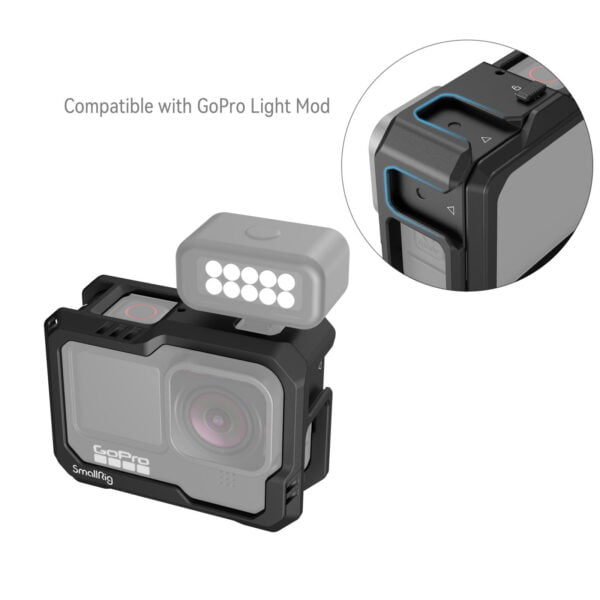 Smallrig Cage Kit für GoPro Hero 12 / 11 / 10 / 9 Schwarz Modell 3083C