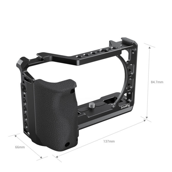 Smallrig Cage avec poignée en silicone pour appareil photo Sony A6100/A6300/A6400 3164