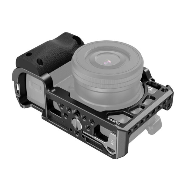 Smallrig Cage avec poignée en silicone pour appareil photo Sony A6100/A6300/A6400 3164