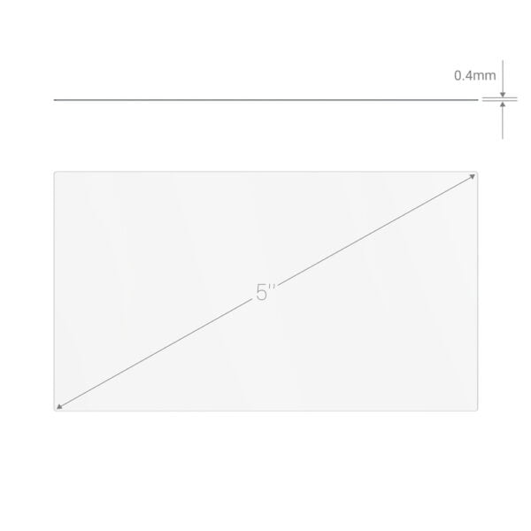 Small Screen protector for BMPCC 6K Pro / 6K G2 (set of 2) 3274