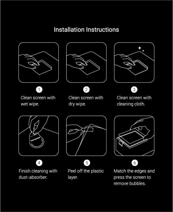 Small Screen protector for BMPCC 6K Pro / 6K G2 (set of 2) 3274