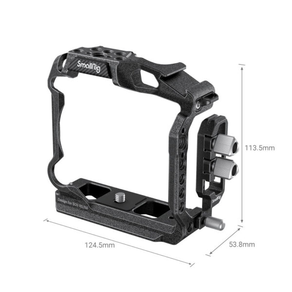 Smallrig "Kleiner 'Black Mamba'-Käfig und Kabelklemme für Canon EOS R5/R6/R5 C 3656"