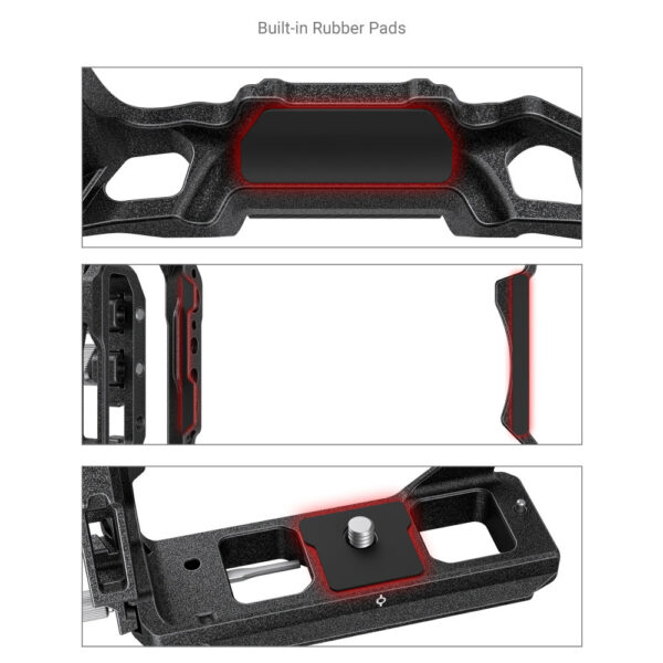 Smallrig "Kleiner 'Black Mamba'-Käfig und Kabelklemme für Canon EOS R5/R6/R5 C 3656"