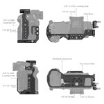 Smallrig Cage et pince de câble pour FUJIFILM GFX100S/GFX50S II 3715