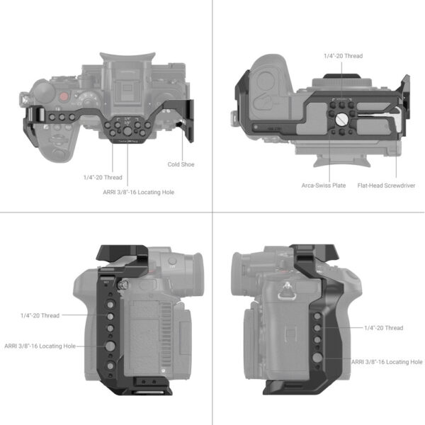 Smallrig Komplettkäfig für Panasonic LUMIX GH6 3784