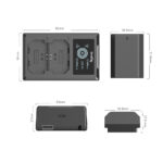 Smallrig Ensemble de batterie et chargeur NP-FZ100 pour appareil photo 3824B