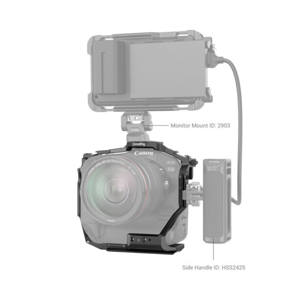 Smallrig Cage de caméra pour Canon EOS R3 3884
