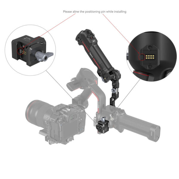 Smallrig Kabelloser Steuergriff für DJI RS 2 / RS 3 Pro 3919