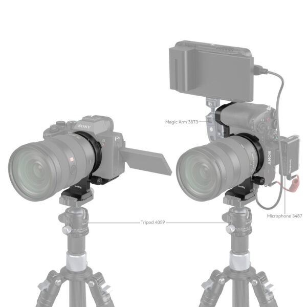 Smallrig Horizontal to vertical rotating mounting plate kit for Sony Alpha 7R V / Alpha 7 IV / Alpha 7S III / Alpha 7R IV 4148