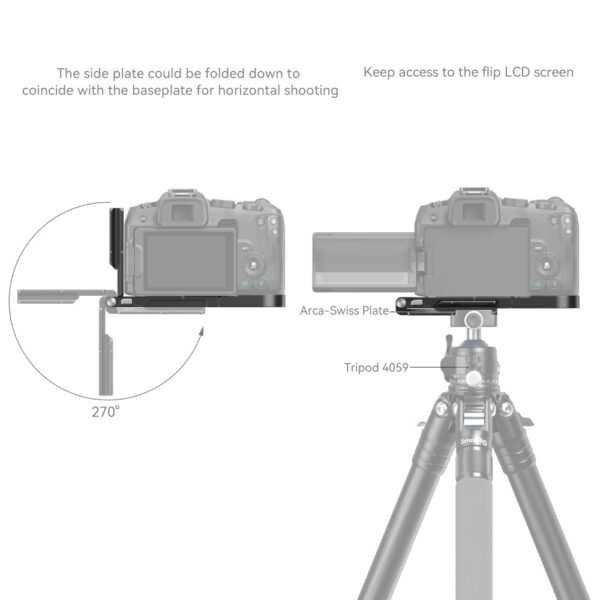 Smallrig Faltbarer L-Winkel für Canon EOS R8 4211