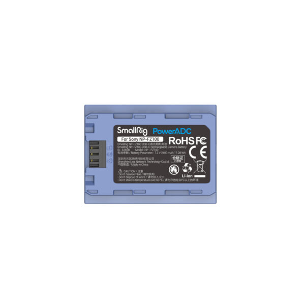 Smallrig NP-FZ100 USB-C wiederaufladbarer Kameraakku 4265B
