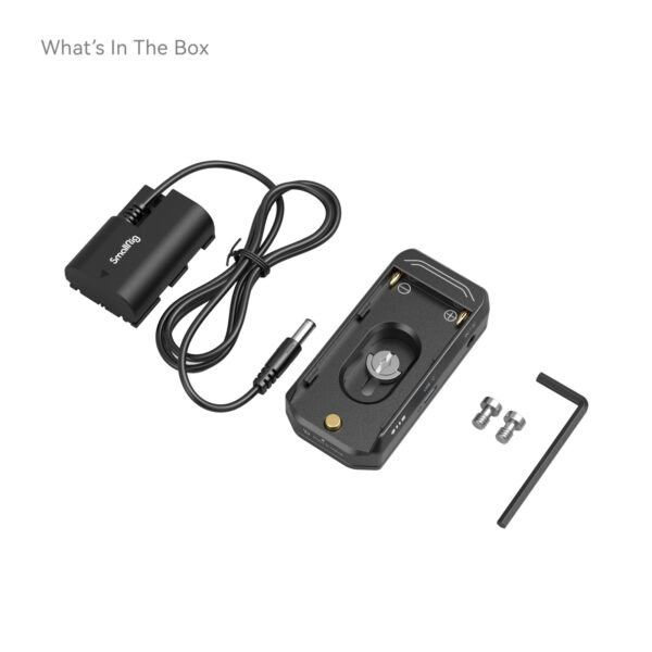 Smallrig NP-F Battery Adapter Mounting Plate Kit for Canon EOS R5/R5C and BMPCC 4K/6K/6K Pro (Advanced Edition) 4340.