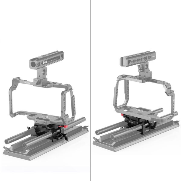 Smallrig-Grundplatte kompatibel mit BMPCC 4K/6K (kompatibel mit Manfrotto 501PL) DBM2266B