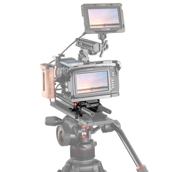 Smallrig-Grundplatte kompatibel mit BMPCC 4K/6K (kompatibel mit Manfrotto 501PL) DBM2266B