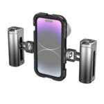 Smallrig Ensemble de cages vidéo mobiles (à double poignée) pour l'iPhone 14 Pro 4076