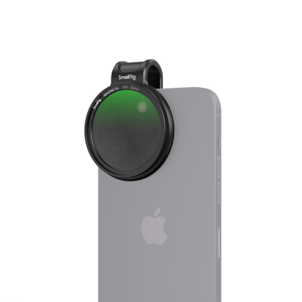 Smallrig Kit de filtre CPL magnétique MagEase avec adaptateur de filtre universel (52mm) 4389