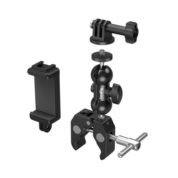 Smallrig Zange Super Clamp in Form einer Krabbe mit magischem Arm Kugelgelenk 4373
