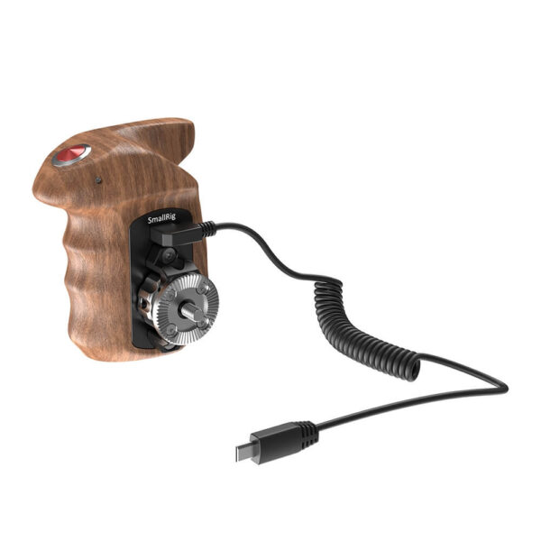 Smallrig Poignée en bois avec déclencheur à distance pour l'enregistrement sur le côté droit pour les appareils photo sans miroir Sony HSR2511