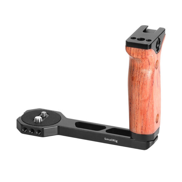 Smallrig Seitengriff aus Holz für DJI Ronin-S/SC/RS 2/RSC 2/ RS 3/RS 3 Pro & ZHIYUN CRANE 2S/2/V2 & MOZA Air 2/AirCorss 2 Stabilisatoren (Teilenummer BSS2222B)