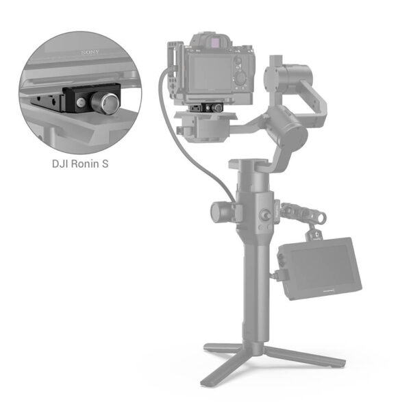 Smallrig Arca-Typ-Schnellspannklemme für DJI Ronin S/Ronin SC und 2S-Serie/ZHIYUN Crane Weebill S DBC2506B