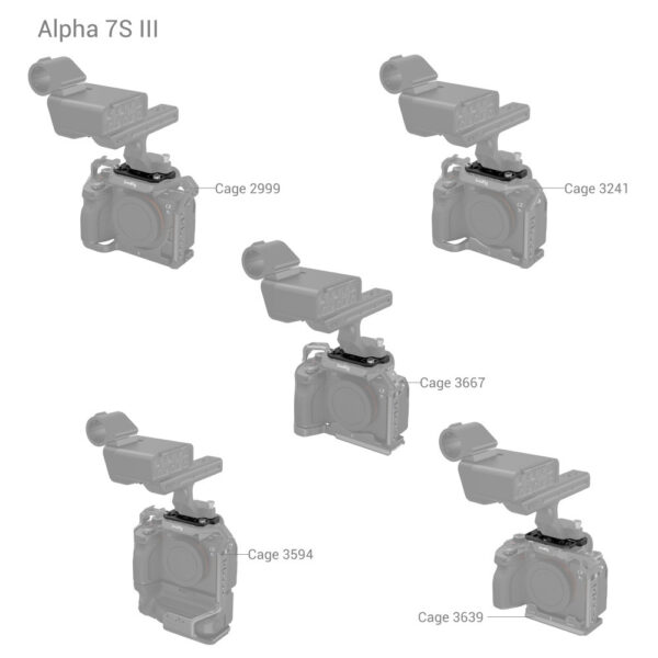 Smallrig XLR-Griffadapterplatte für Sony FX30/FX3 MD4019