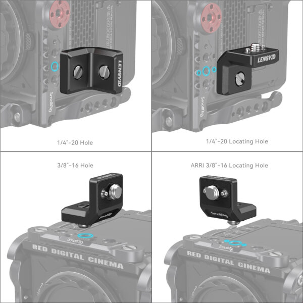 Smallrig L-shaped mini mounting plate kit SmallRig x LensVid MD4360.
