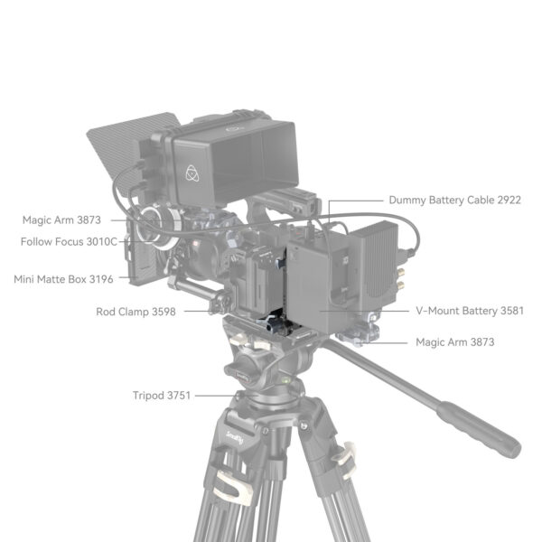 SmallRig Compact V-Mount Battery Mounting System 4064B