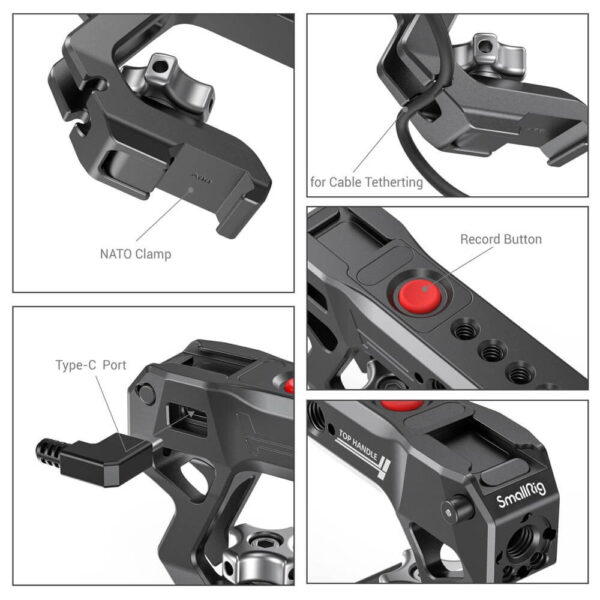 SmallRig NATO Top Handle mit Auslöser für Panasonic und Fujifilm 2880