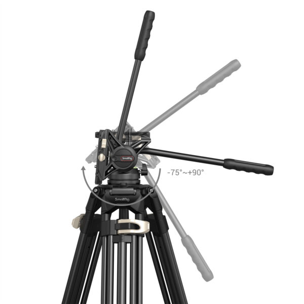 Trépied à tête fluide robuste SmallRig AD-01 3751B