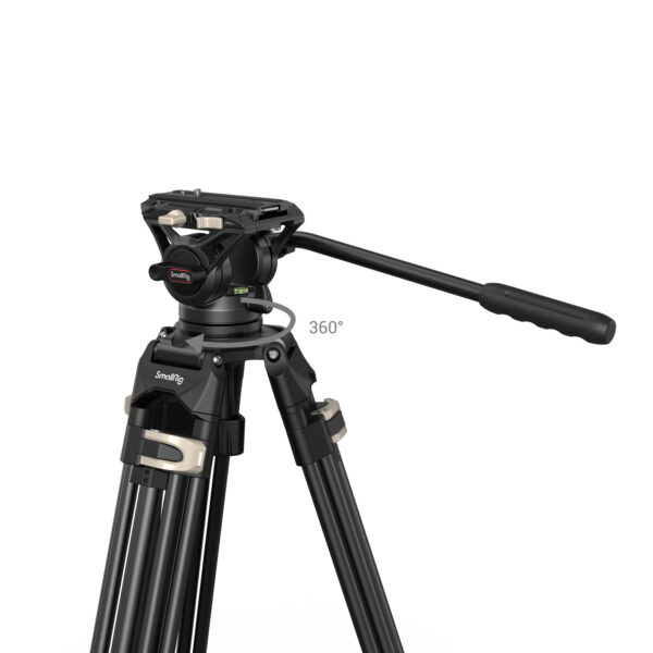 Trépied à tête fluide robuste SmallRig AD-01 3751B
