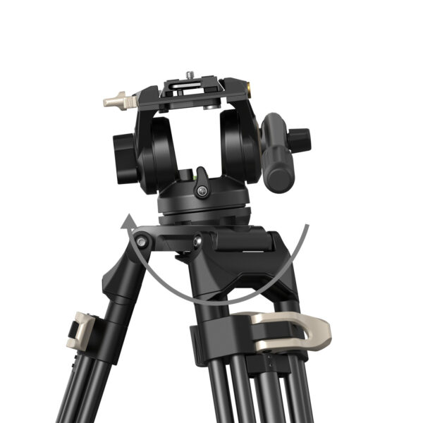 Trépied à tête fluide robuste SmallRig AD-01 3751B