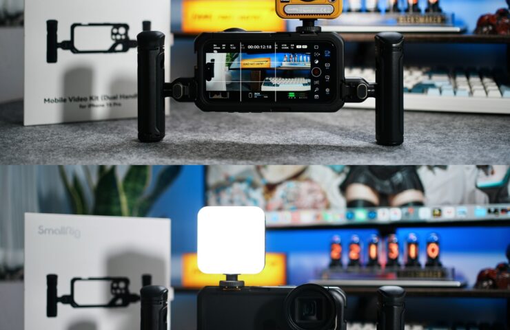 Enhance your iPhone 15 Pro/Pro Max filmmaking with SmallRig's Mobile Video Cage!...
