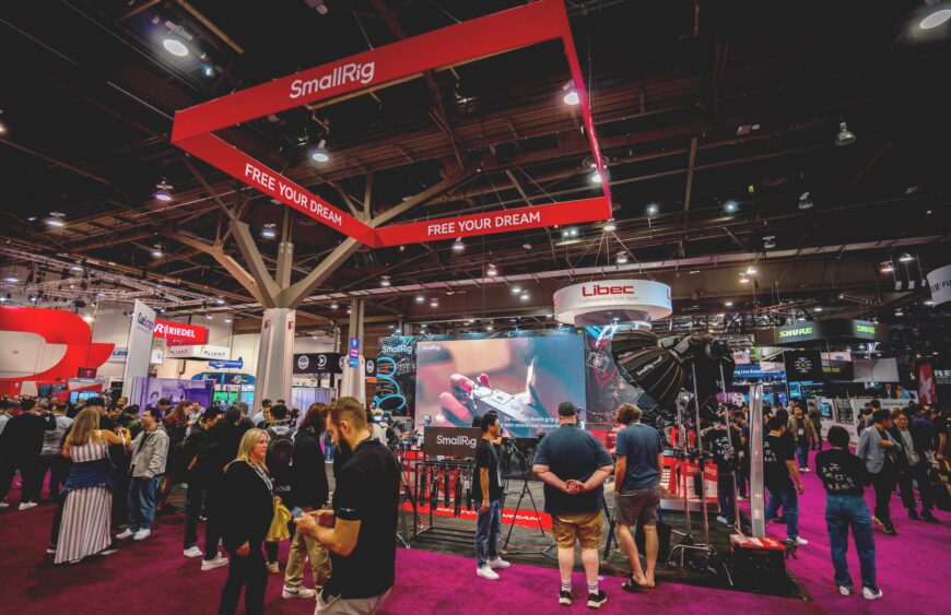 What a fantastic day at NAB Show!Free your dream with SmallRig! Swip...