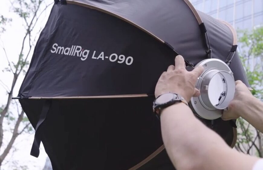 Light up your shots in a flash with LA-O90 Octagonal Softbox Thanks to the QR ...